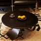 Wild Works Oscar Table Solid Wood Round Table Middle Ancient Modern Coffee Furniture Table