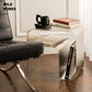 Wild Works Ancient Stainless Steel Side Table Coffee Table Vintage Bauhaus