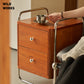 Wild Works SS1 Nightstand Bedroom Furniture Cabinet Beside Table Wooden Stainless Steel Vintage