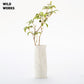 Wild Works Curve White Porcelain Shaped Vase Hand Made Styling Texture Sense Interior Personalized Geometric Home Decoration