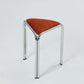 Wild Works ETEL Triangle Stool Fabric Stacking Small Household Creative Bauhaus Shoeshine Stool Antique Restaurant Cafe